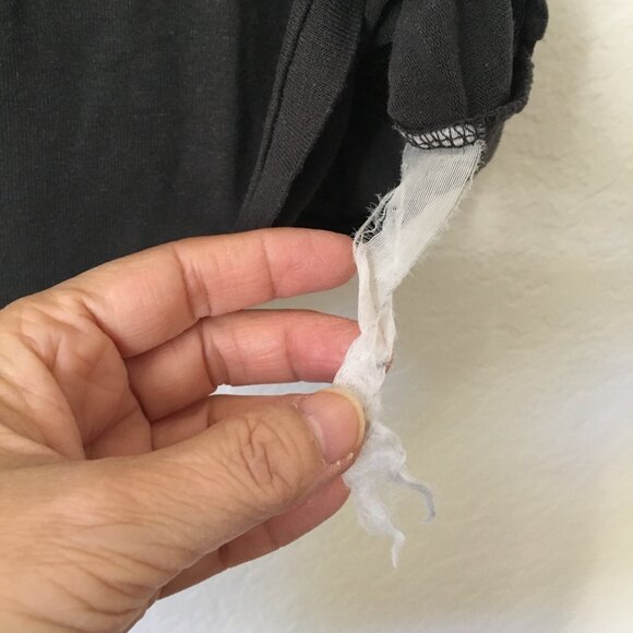 Zara Studded Cropped T Shirt Womens L Round Neck ROCKER Studded Embellishment - Picture 6 of 14